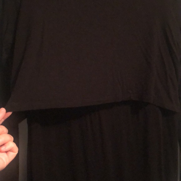 ASOS black long-sleeve midi dress - Picture 4 of 5